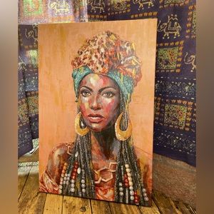 African Print on Canvas #1